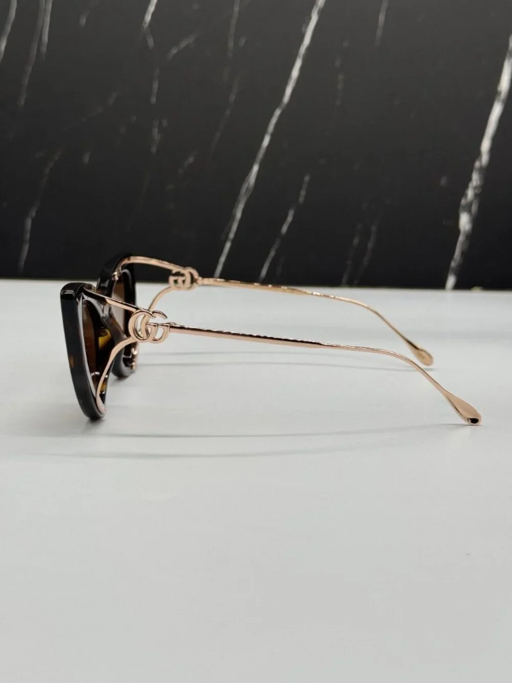 NEW GUCCI GG1565S 002 HAVANA/GOLD WOMEN SUNGLASSES